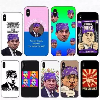 Забавный мобильный чехол Prison Mike The Office для Iphone X Xr 13 12 Mini 11 Pro Max Xs, жесткий чехол для телефона 7 8 6s Plus SE 2020 5S iPhone 5