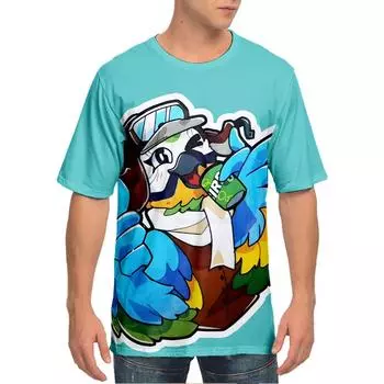 Забавный мультфильм Indigo Park футболка крутая женская мужская футболка с круглым вырезом повседневная унисекс уличная одежда аниме модная футболка Camisetas Ropa Hombre XS