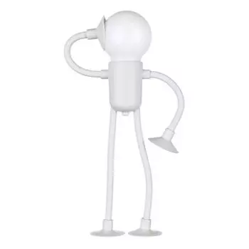 Забавный ночник с изменяемой формой, настольная лампа, симпатичная прикроватная лампа (белый)