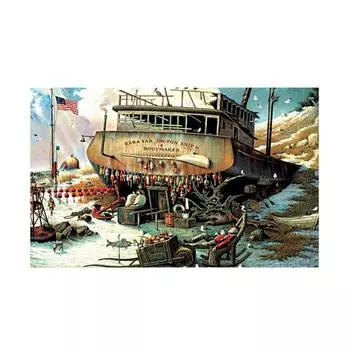 Забавный пазл Креативный дизайн 1000 деталей Сложная головоломка Лучшие подарки Картонные головоломки Головоломка для детей Ребенок Snowmass Town