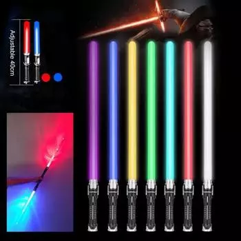 Забавный пластиковый фонарик с длительным сроком службы батареи для детей и взрослых, светодиодный световой меч для косплея из фильма, для домашнего использования A
