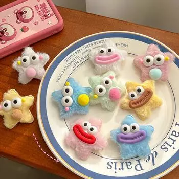 Забавный плюшевый змеиный рот сосиски заколка для волос звезда ниша милая челка заколка модный головной убор аксессуар для волос для взрослых детей 01