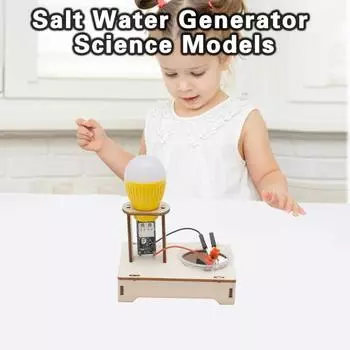 Забавный, вдохновляющий любопытство, научное познание, сделай сам, обучающая демонстрация, генератор соленой воды, игрушки, школьные принадлежности