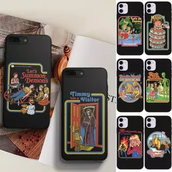 Забавный винтажный чехол с изображением сатаны на Хэллоуин, чехол для телефона Fundas Shell для Iphone 6 6s 7 8 Plus Xr X Xs 11 12 13 Mini Pro Max iphone 11