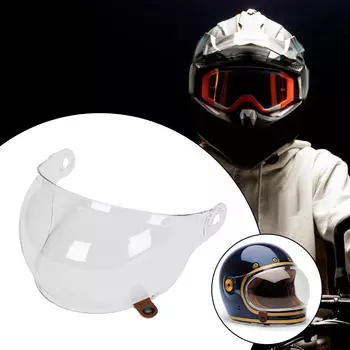 Забрало шлема с пузырьковой линзой, профессиональные аксессуары для мотоциклов, прямая замена, прочный Style A