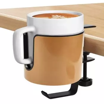 ZADAFINA Подставка для напитков Подставка для чашки на стол 2 в 1 Многофункциональная стойка для хранения напитков Держатель для наушников Подставка для чашки АБС Алюминиевый сплав Компьютерный стол Легко