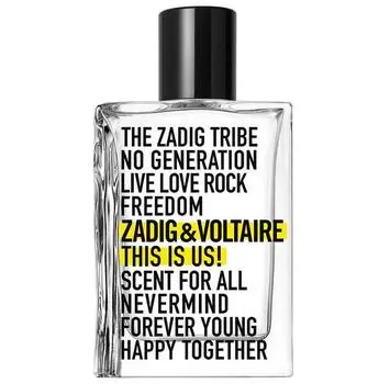 Zadig & Voltaire This Is Us! туалетная вода 100ml