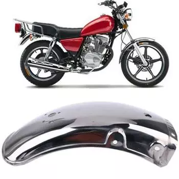 Заднее крыло мотоцикла из нержавеющей стали, заднее крыло для Suzuki GN125/GN250, брызговик, обтекатель брызговика