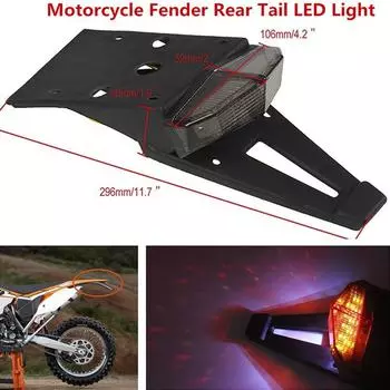 Заднее крыло мотоцикла, светодиодный стоп-сигнал для Crf Ktm Exc Wrf 250 400 450 красный