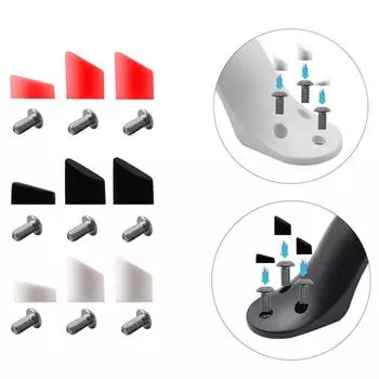 Заднее крыло, винты для брызговика, резиновая крышка, винтовая заглушка для электрического скутера, крышка для Xiaomi Mijia M365, аксессуары для ремонта белый