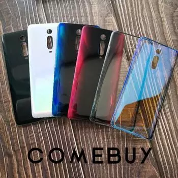 Заднее стекло для Xiaomi Mi 9T Pro, задняя батарея Redmi K20 Pro, замена стеклянной панели задней двери чёрный