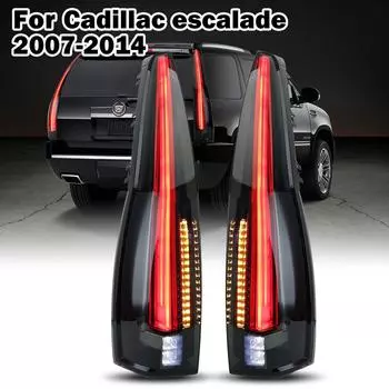 Задние фонари для CADILLAC ESCALADE 2007-2014 Автомобильные аксессуары Задние тормозные фары дальнего света Красные дневные ходовые огни Автомобильные запчасти