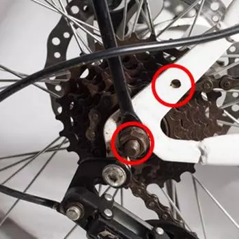 Задние педали велосипеда Складные педали Заднее колесо горного велосипеда