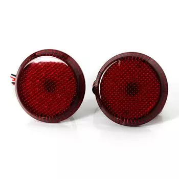 Задние светоотражатели бампера, светодиодные, красные, для Toyota Corolla 2007-2010