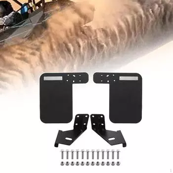 Задние защитные брызговики для продольных рычагов, сменные, легко устанавливаемые, черные, 7 дюймов x 10 7/8 дюйма