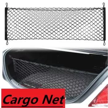 Задний багажник автомобиля, нейлоновая эластичная сетка для хранения багажа для Toyota Levin Camry Reiz Highlander Corolla чёрный