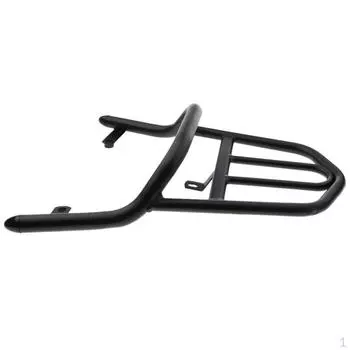 Задний багажник багажника с ЧПУ для мотоцикла (2 цвета) , Черный, как описано