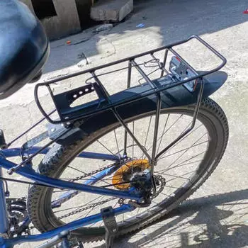 Задний багажник для велосипеда, прочный регулируемый багажник для велосипеда