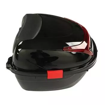 Задний багажник мотоцикла, верхний багажник мотоцикла, водонепроницаемый запирающийся чехол для мотоцикла чёрный