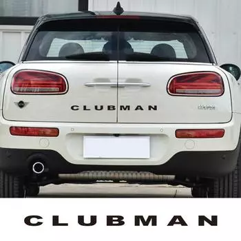 Задний бампер автомобиля, багажник, авто эмблема, наклейки, наклейки CLUBMAN для Cooper ONE CLUBMAN, аксессуары для тюнинга автомобиля белый