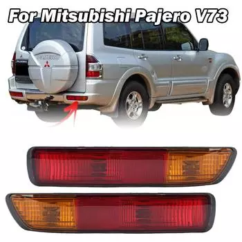 Задний бампер отражатель фара для Mitsubishi Pajero V73 2000 2001 2002 2003 ZMB1995R автомобильные задние фонари аксессуары