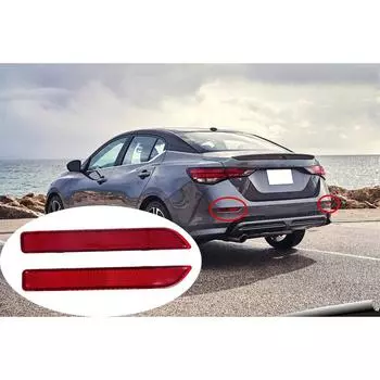 Задний бампер отражатель левый и правый подходит для Nissan Sentra 2020-2022 SR SV S 2.0L
