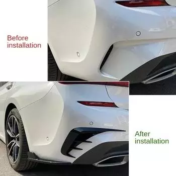Задний бампер сплиттер спойлеры Canard внешние детали для Bmw аксессуары 3 серии G20 G28 318i 320i 330i 2019-2025 автомобильный стиль