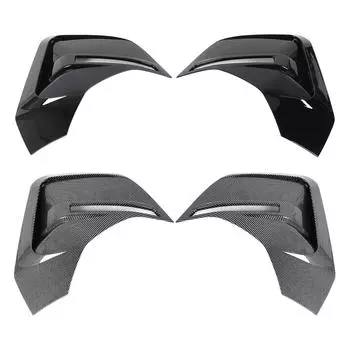 Задний бампер, спойлер, гоночный вид, стильная задняя боковая заглушка воздухозаборника, отделка для 4 серии I4 G2 Glossy Black