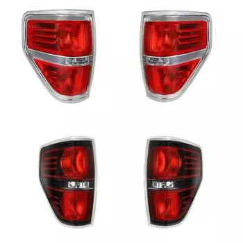 Задний бампер задний фонарь автомобильный задний фонарь в сборе BL3Z13404AA BL3Z13405AA задний стоп-сигнал для пикапа Ford F150 2009-2014 L чёрный