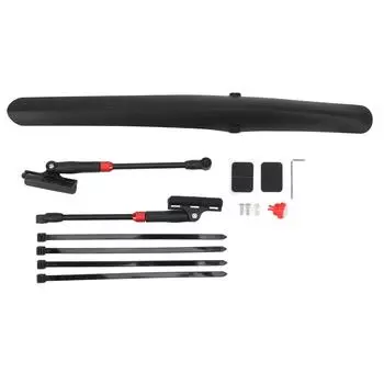 Задний брызговик для велосипеда, регулируемый, обтекаемый, с низким сопротивлением ветру, с задним фонарем, задний брызговик для шоссейного велосипеда