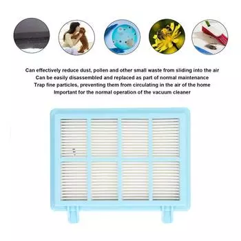 Задний фильтр для пылесоса, ABS, высокоэффективный воздушный пылесос, запасные части для PHILIPS FC9331