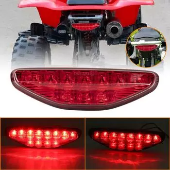 Задний фонарь ATV Red LED для Honda TRX 450R, задний стоп-сигнал для Honda TRX 450 R ER 2006-2014 чёрный