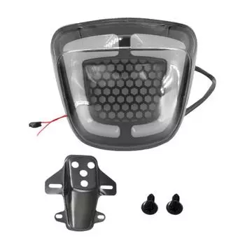 Задний фонарь для мотоцикла, интегрированный дальний свет и стоп-сигнал с поворотным фонарем для модифицированных интегрированных задних фонарей для мотоцикла чёрный