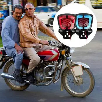 Задний фонарь для мотоцикла, интегрированный дальний свет и стоп-сигнал с поворотным фонарем для модифицированных интегрированных задних фонарей для мотоцикла чёрный