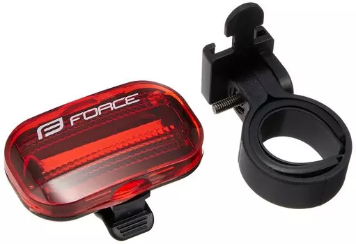 Задний фонарь для велосипеда FORCE COB 16 люменов на батарейках AAA красный 80121 (2 батареи)
