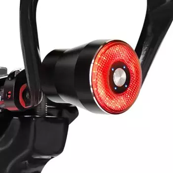 Задний фонарь для велосипеда LAOPAO, предупреждение о торможении, автоматический мигающий датчик, водонепроницаемый IPX6, перезаряжаемый, регулируемая яркость, 4 типа сплава освещения