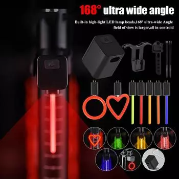 Задний фонарь для велосипеда Photon Drop, предупреждающая лампа безопасности, светодиодный задний фонарь для мотоцикла, водонепроницаемый, для горного велосипеда, шоссейного велосипеда красный