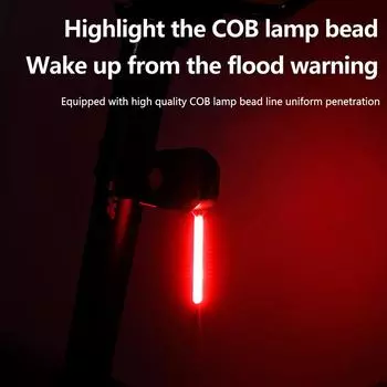 Задний фонарь для велосипеда Photon Drop Предупреждающая лампа Водонепроницаемый перезаряжаемый светодиодный задний фонарь для велосипеда Шоссейный велосипедный фонарь Photondrop красный