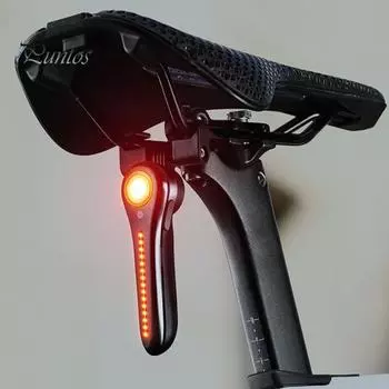 Задний фонарь для велосипеда, регулируемый, перезаряжаемый, типа C, для шоссейного горного велосипеда, датчик тормоза, IPX6, водонепроницаемый, для ночной езды на велосипеде, предупреждающий задний фонарь чёрный