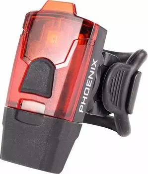 Задний фонарь для велосипеда SERFAS, черный, ОДИН РАЗМЕР, Phoenix, 15 люмен, HLMT-2 [совместим со шлемом]