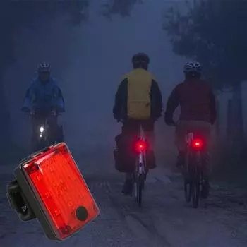 Задний фонарь для велосипеда USB перезаряжаемый водонепроницаемый ультра яркий светодиодный светильник Предупреждение о безопасности Детали велосипеда Съемный сигнал поворота для MTB Road красный черный