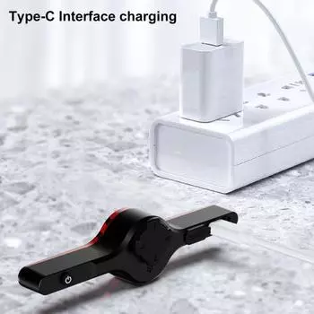 Задний фонарь для велосипеда Yousheng, водонепроницаемый, с дистанционным управлением, указатель поворота, перезаряжаемый через USB, для горного велосипеда, для ночной езды, задний предупреждающий фонарь безопасности чёрный