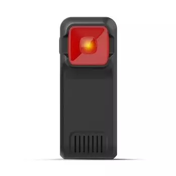 Задний фонарь для велосипедного радара, визуальная и звуковая сигнализация приближающихся автомобилей, совместим с Garmin, черный, W100