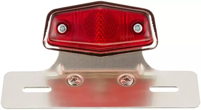 Задний фонарь Kijima Mini Lucas с алюминиевой пластиной G18 общего назначения, красный 12 В 18/5 Вт 218-3028 красный