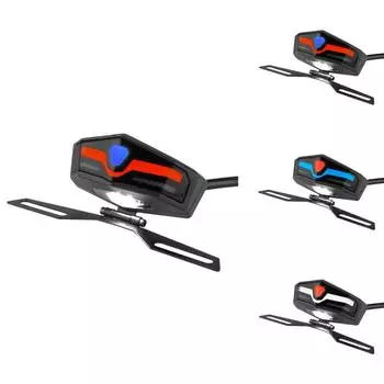 Задний фонарь мотоцикла, встроенный держатель номерного знака, светодиодный стоп-сигнал, поворотники, водонепроницаемые фары дальнего света white light