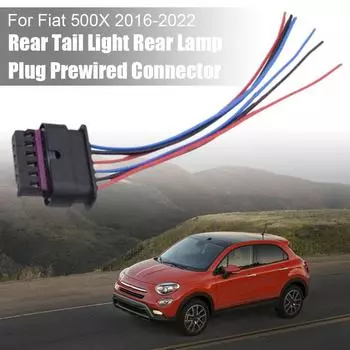 Задний фонарь, разъем заднего фонаря, предварительно смонтированный разъем 61132359993, разъем с проводкой, подходит для 500x 6-контактных задних фонарей A5g5