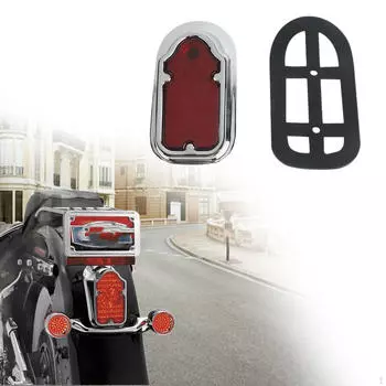 Задний фонарь тормоза мотоцикла с индикатором заднего хода, универсальная красная линза, высокая износостойкость