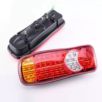 Задний фонарь водонепроницаемый высокой яркости 46 светодиодов 12 В/24 В задний фонарь для грузовика A