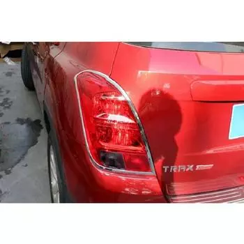 Задний хромированный задний фонарь, накладка на крышку для Chevrolet Trax 2013 2014 2015 2016