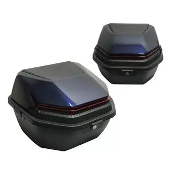 Задний кофр для мотоцикла Robox Top Case 34L Blue